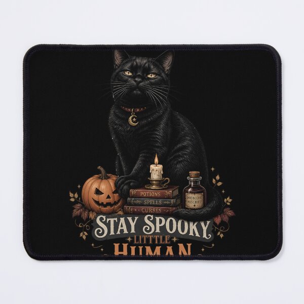 Item preview, Chocolate Black Cat Gothic Storybook Poster Halloween designed and sold by OliviaHayesArt.