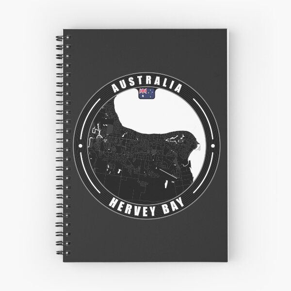 Item preview, Hervey Bay Australia City Map  designed and sold by Thistle-TShop.