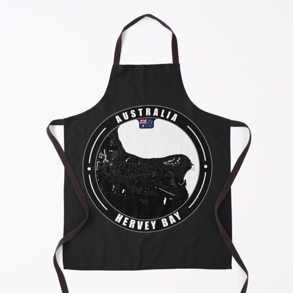Item preview, Hervey Bay Australia City Map  designed and sold by Thistle-TShop.