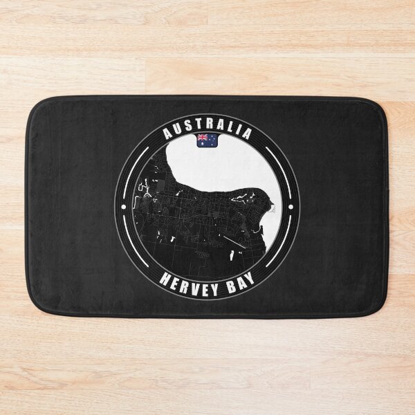 Item preview, Hervey Bay Australia City Map  designed and sold by Thistle-TShop.