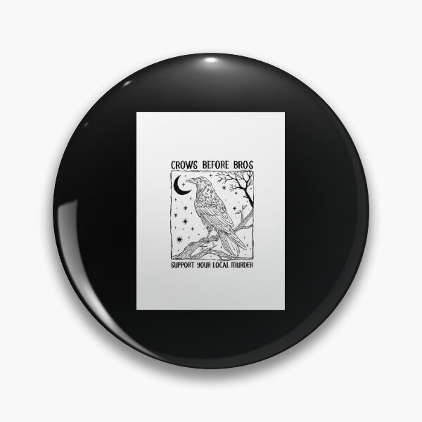 Item preview, Vintage Crows Before Bros Support Your Local Murder  designed and sold by popfleurs.