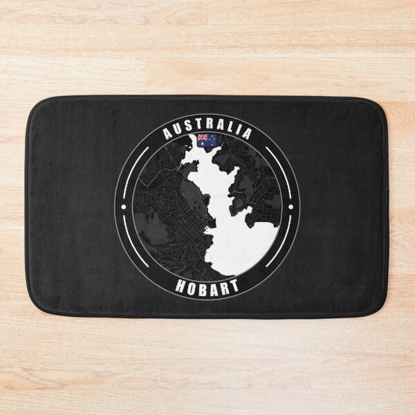 Item preview, Hobart Australia City Map  designed and sold by Thistle-TShop.