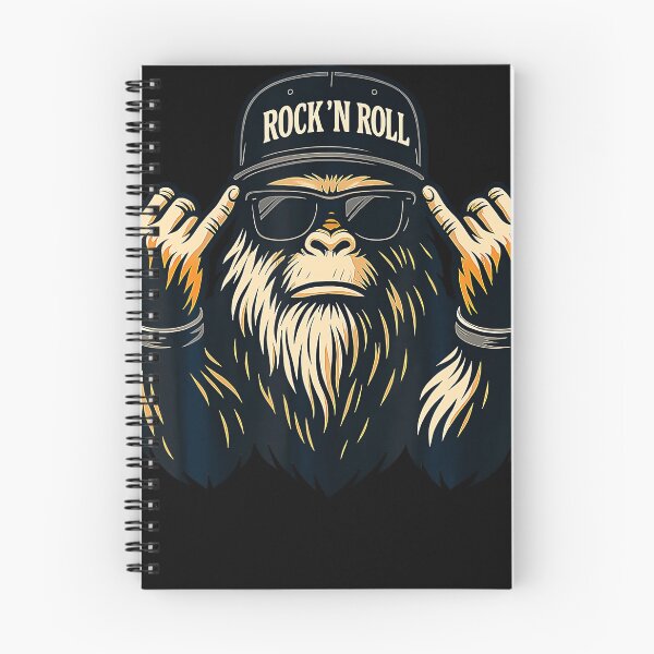 Item preview, Bigfoot Rock On Sasquatch Heavy Metal Music Lover designed and sold by linendaust.