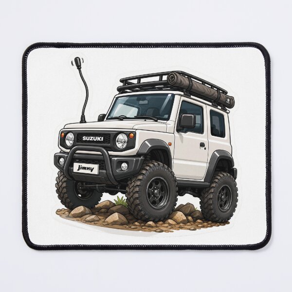 Item preview, Suzuki Jimny Sticker — Off-Road 4WD Cartoon Decal designed and sold by Random Designs.