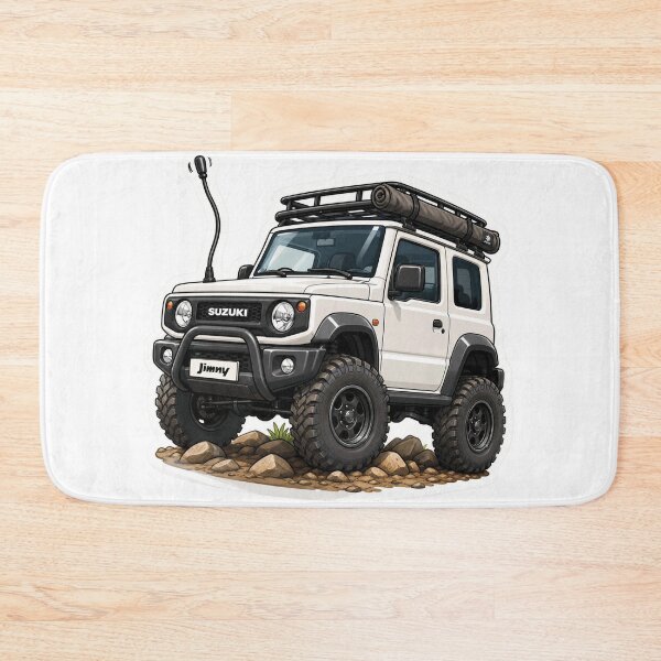 Item preview, Suzuki Jimny Sticker — Off-Road 4WD Cartoon Decal designed and sold by Random Designs.