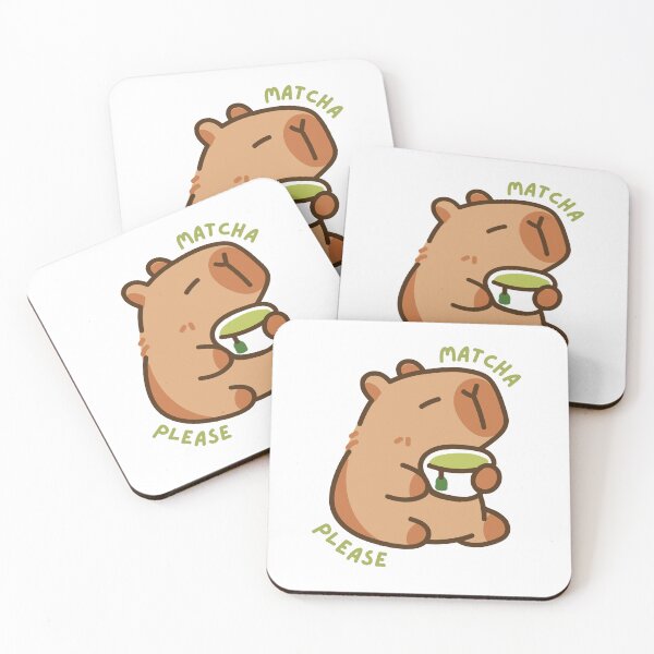 Item preview, Matcha Please | Capybara | Cute | Funny designed and sold by The Turquoise Brush.
