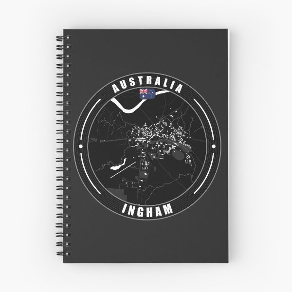 Item preview, Ingham Australia City Map  designed and sold by Thistle-TShop.