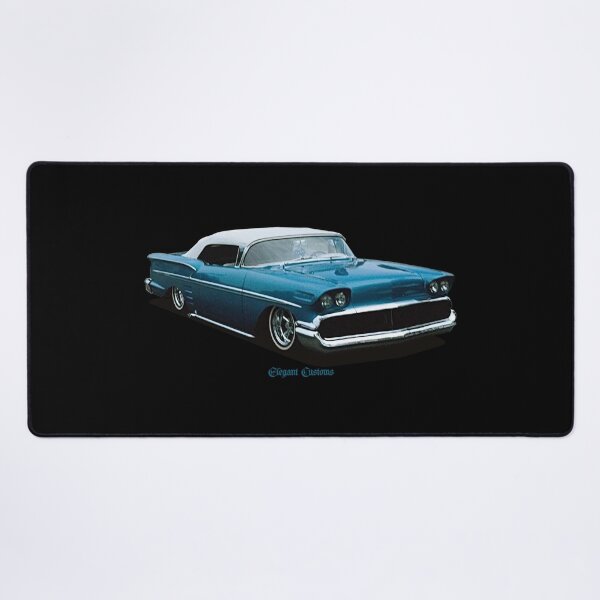 Item preview, 1958 Impala Blue Bayou no text, Kustom, Hot Rod, Muscle Car designed and sold by Elegant Customs.