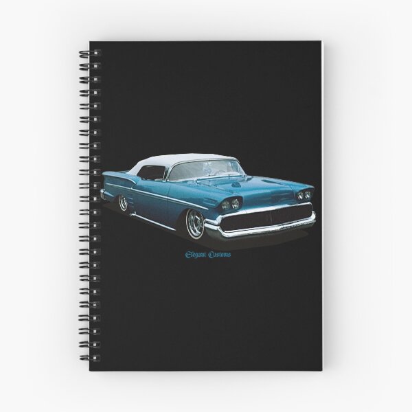 Item preview, 1958 Impala Blue Bayou no text, Kustom, Hot Rod, Muscle Car designed and sold by Elegant Customs.
