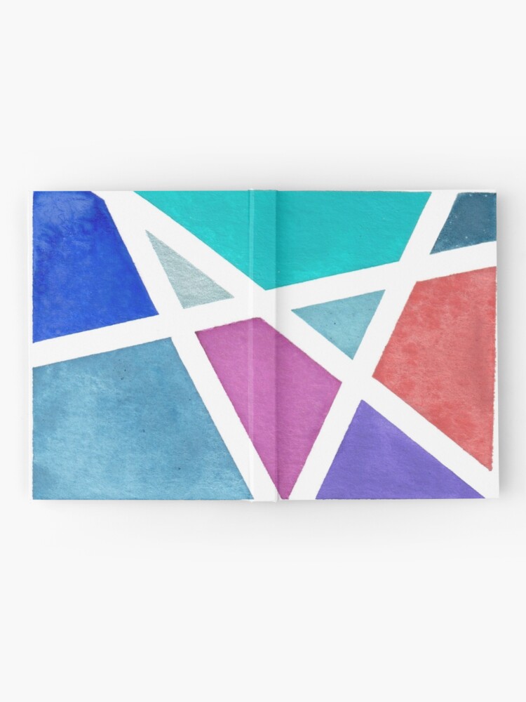 Alternate view of Large Tape Resist Watercolor Painting Hardcover Journal