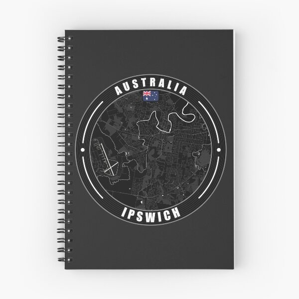 Item preview, Ipswich Australia City Map  designed and sold by Thistle-TShop.