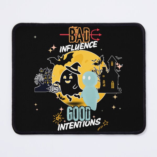 Item preview, Bad Influence Ghost Shirt Funny Cute Halloween Best Friend Gift designed and sold by E20STUDIO.