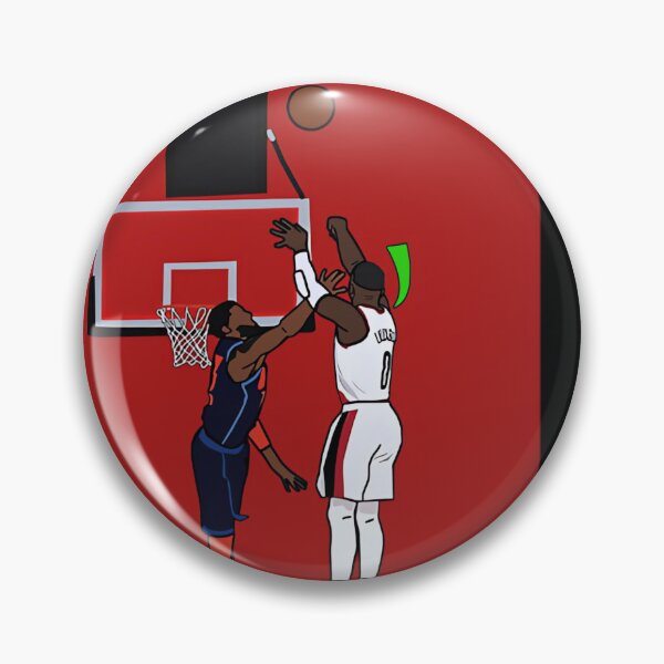 Item preview, Dame Hits A Limitless Greenie Basketball Fan designed and sold by linendaust.