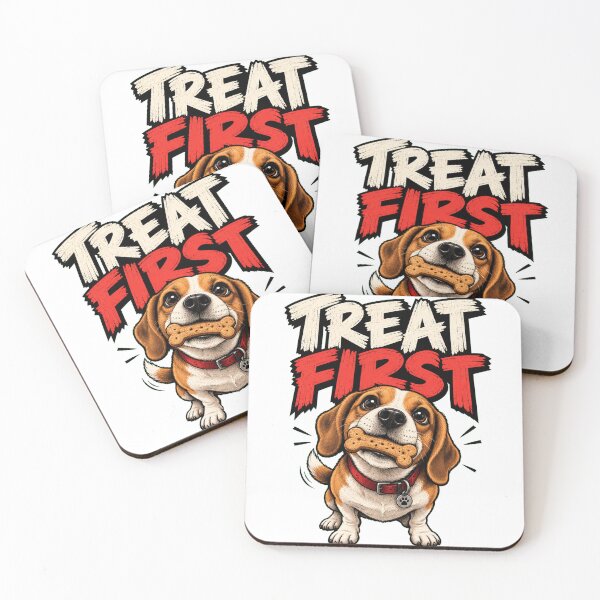 Item preview, Treat First Funny Dog T-Shirt | Dog Lover Shirt | Dog Owner Gift designed and sold by VIBECANVASSHOP .