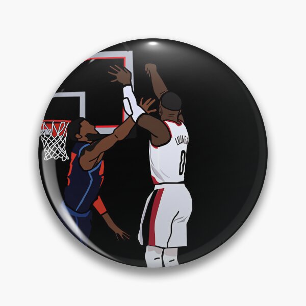 Item preview, Dame Dolla Puts The Thunder To Sleep Basketball designed and sold by walthfehrl.