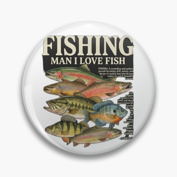 Item preview, man ilove fish vintage Graphic fishing t-shirt designed and sold by novastruck.