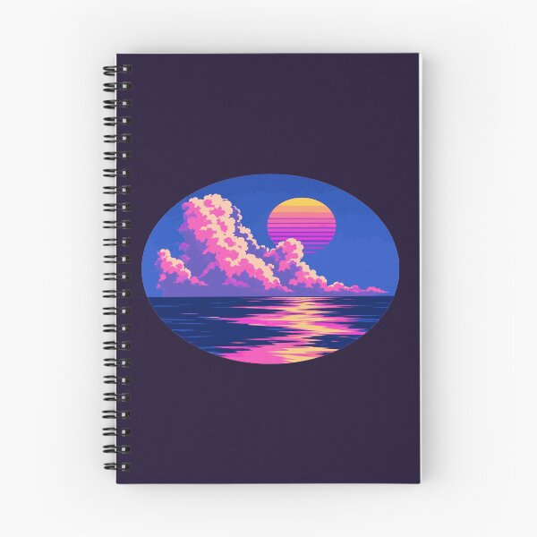 Item preview, Neon Retro 80s Vaporwave Sunset Ocean View Synthwave designed and sold by KungPowUnicorn.