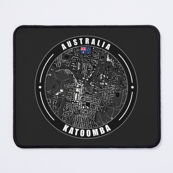 Item preview, Katoomba Australia City Map designed and sold by Thistle-TShop.