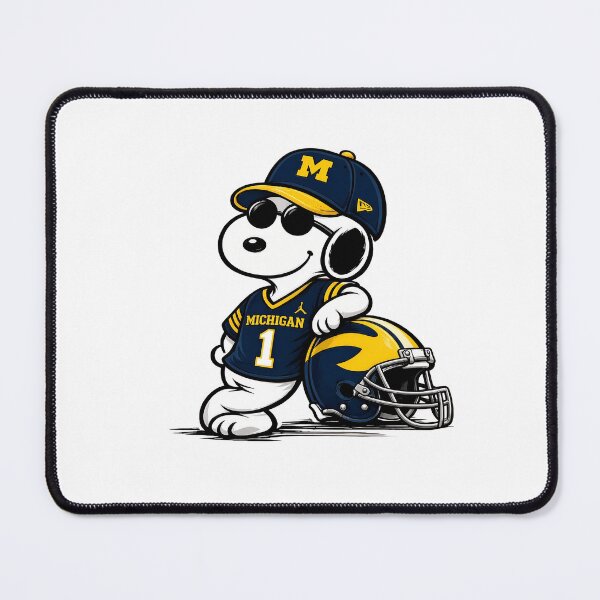 Item preview, Michigan Fan Dog with Football Gear designed and sold by Gointhehosesh.