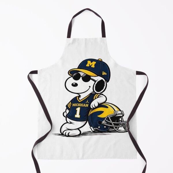Item preview, Michigan Fan Dog with Football Gear designed and sold by Gointhehosesh.