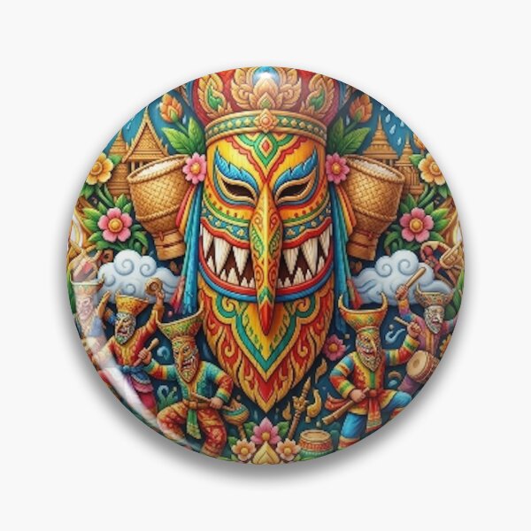 Item preview, Phi Ta Khon (The Ghost Festival) designed and sold by likbatonboot.