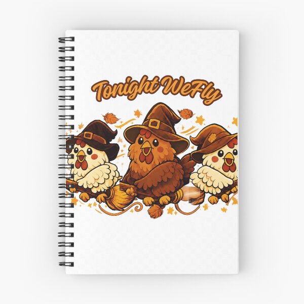 Item preview, Halloween Chicken: Tonight We Fly designed and sold by GrammysGarage.