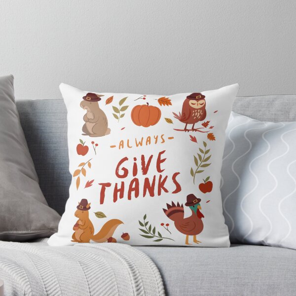 Item preview, Always Give Thanks Forest Animals designed and sold by GrammysGarage.