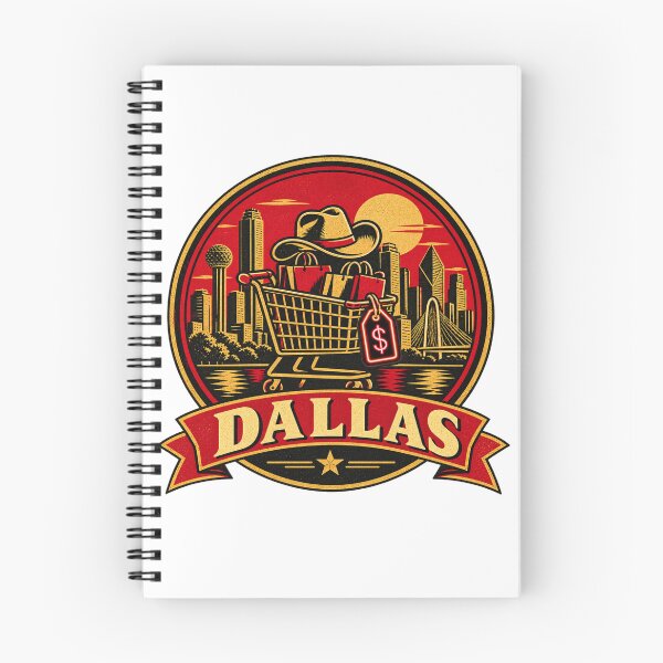 Item preview, Dallas Black Friday Shirt – Retro Texas Shopping Cart Badge Design designed and sold by Globalcitytees.