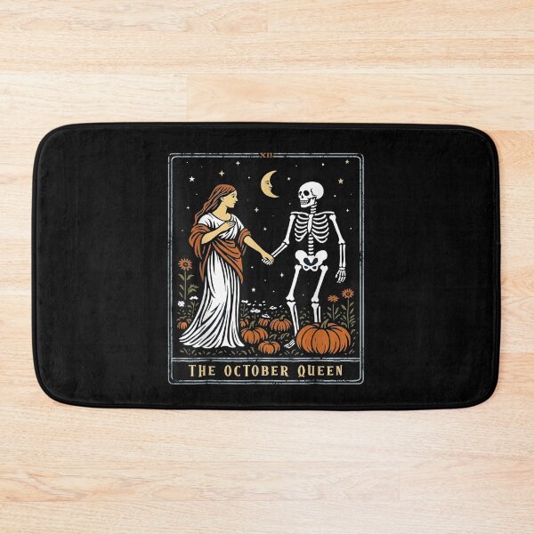 Item preview, The October Queen Tarot Card Halloween Skeleton Aesthetic designed and sold by leevekaArt.