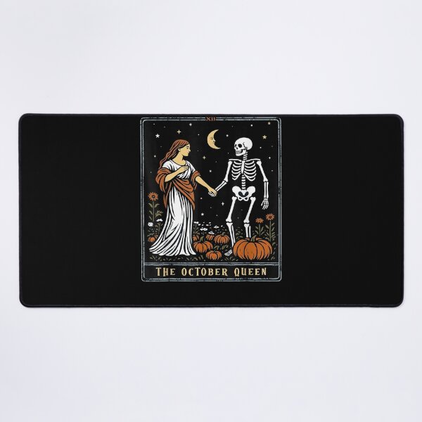 Item preview, The October Queen Tarot Card Halloween Skeleton Aesthetic designed and sold by leevekaArt.