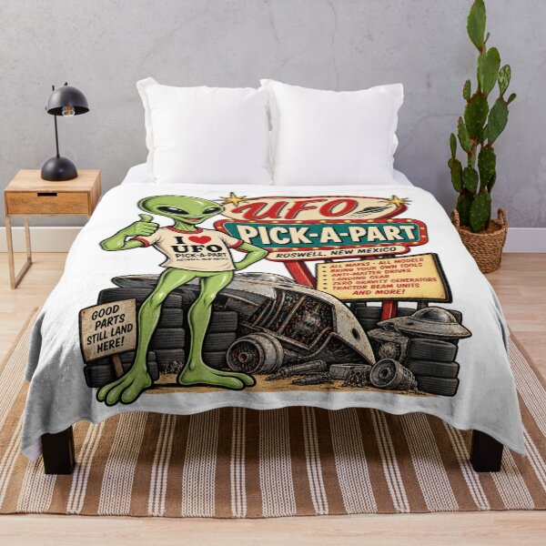Item preview, UFO Pick A Part Roswell New Mexico Alien designed and sold by jpm70.