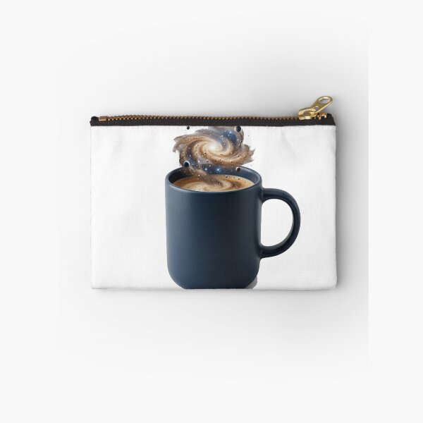 Item preview, Cosmic Coffee Mug - Spiral Galaxy with Stellar Steam on White Background designed and sold by meghnad.