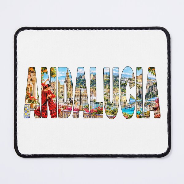Item preview, ANDALUCIA - Spain Tourist Souvenir Sticker Shirt Mediterranean Mountains designed and sold by Adam Gormley.