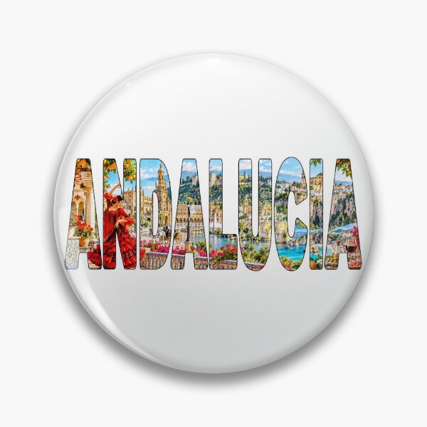 Item preview, ANDALUCIA - Spain Tourist Souvenir Sticker Shirt Mediterranean Mountains designed and sold by Adam Gormley.