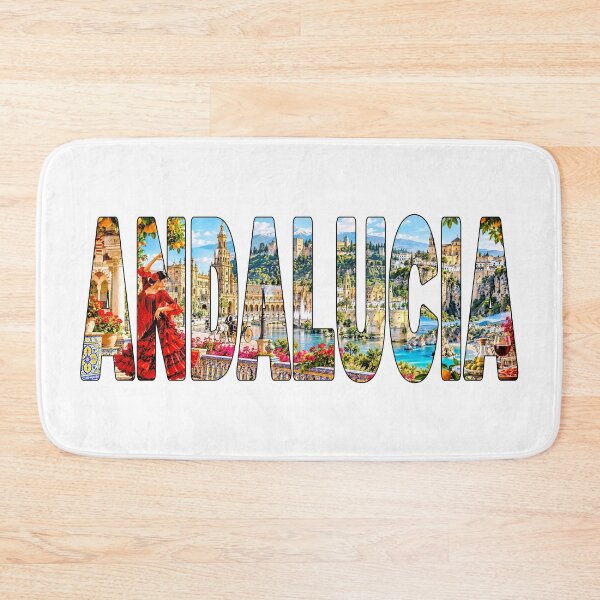 Item preview, ANDALUCIA - Spain Tourist Souvenir Sticker Shirt Mediterranean Mountains designed and sold by Adam Gormley.