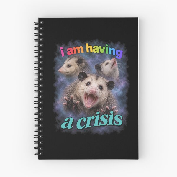 Item preview, I am having a crisis possum word art designed and sold by Neotakuz.