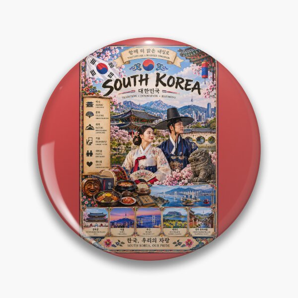Item preview, South Korea Tradition & Innovation Art Poster designed and sold by alexcorporation.
