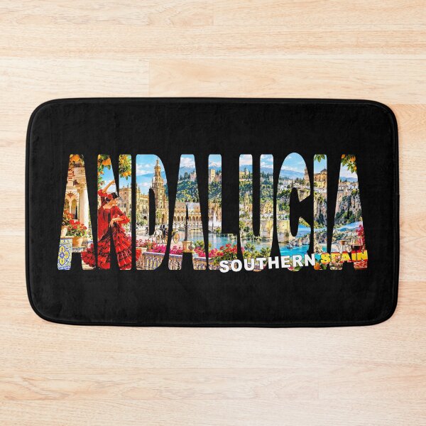 Item preview, ANDALUCIA Southern Spain - Tourist Sticker Shirt Mediterranean Mountains designed and sold by Adam Gormley.