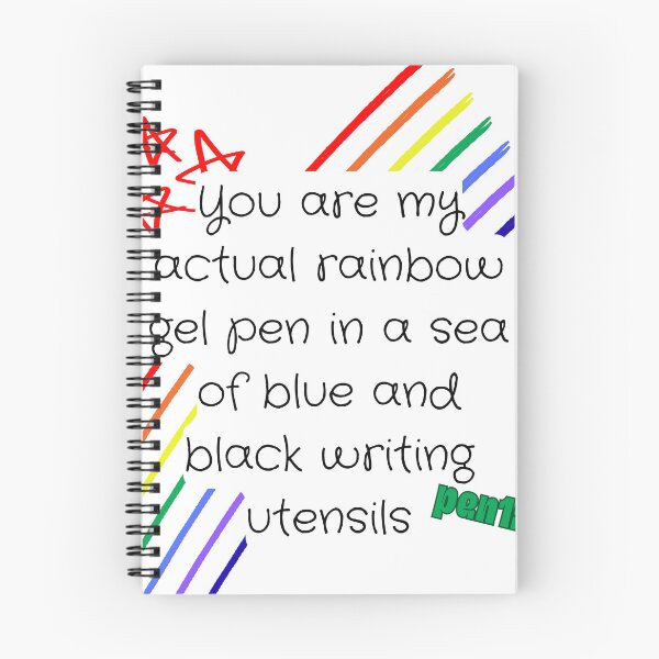 Item preview, pen15 rainbow gel pen  designed and sold by Strangestory.