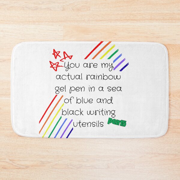 Item preview, pen15 rainbow gel pen  designed and sold by Strangestory.
