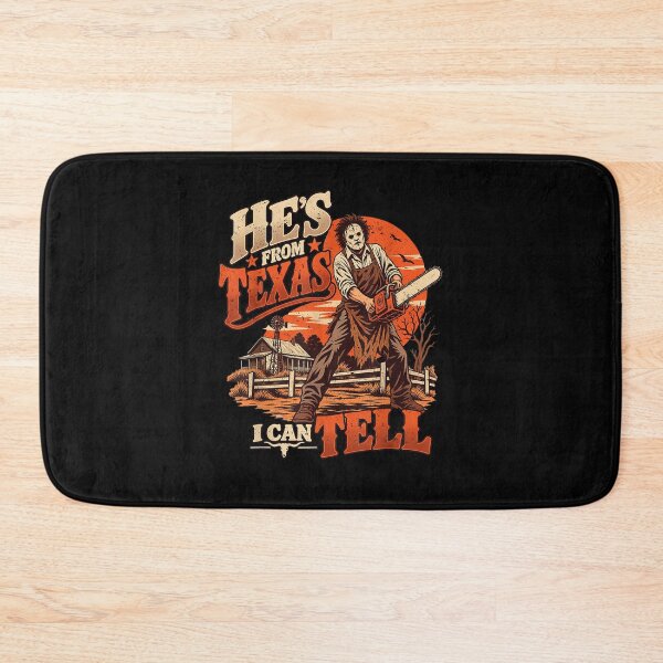 Item preview, He's from Texas I Can Tell Chainsaw Halloween Horror designed and sold by ArtByimamS.