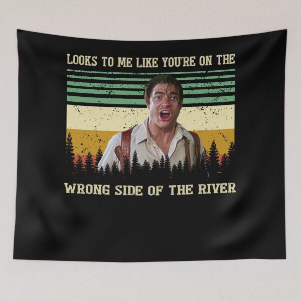 Item preview, The Mummy Movie Quote Wrong Side of the River designed and sold by popfleurs.