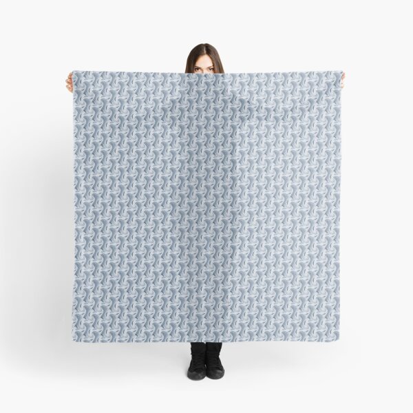 Item preview, Retro Twisted Vine Abstract Pattern in Light Blue designed and sold by Artistestella.