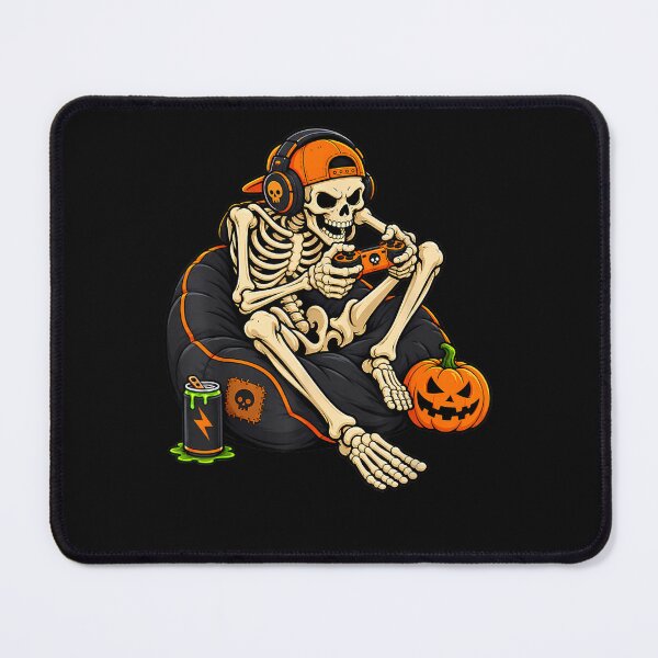 Item preview, Boys Halloween Skeleton Spooky Pumpkin Gaming Gamer Men Kids designed and sold by ArtByimamS.