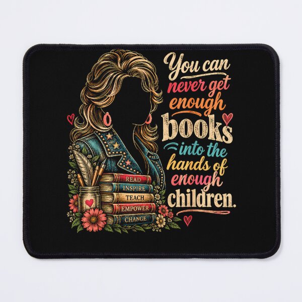 Item preview, You Can Never Get Enough Books Into Childrens Hands designed and sold by leevekaArt.