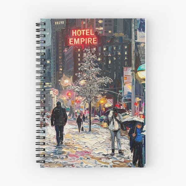 Item preview, Gotham Blizzard: The Empire Lights – Expressionist Print designed and sold by CleverCulture.