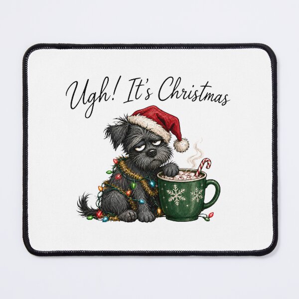 Item preview, Funny Grumpy Christmas Dog Holiday designed and sold by Stickera Hub.