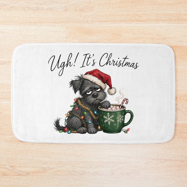 Item preview, Funny Grumpy Christmas Dog Holiday designed and sold by Stickera Hub.