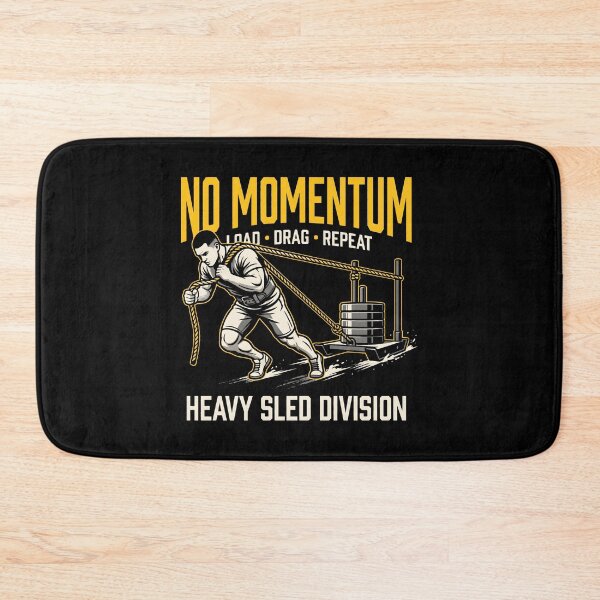 Item preview, Heavy Sled Division Fitness Motivation Sled Drag designed and sold by SplashTastic.