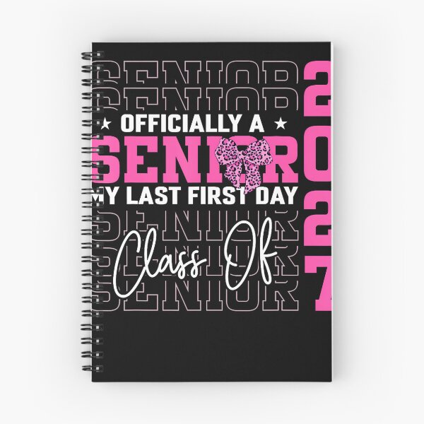 Item preview, My Last First Day Senior 2027 Senior Class Of 2027 Pink Bow designed and sold by Krwasatoune.